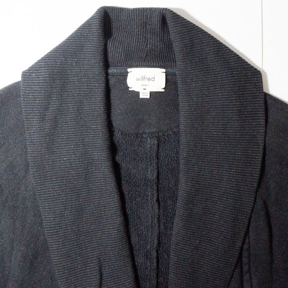 ⭐️3/$40⭐️Wilfred Open Front Cocoon Cardigan Gray- S - Picture 5 of 7